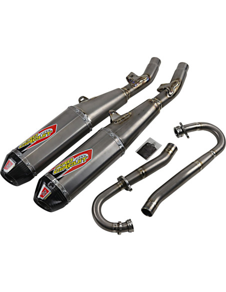Ligne complète titane embout carbone Pro Circuit Ti6 PRO Honda 250 CRF-R/RX 2020-2021