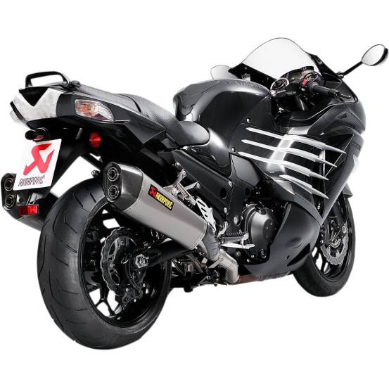 Silencieux AKRAPOVIC Titane Kawasaki ZZR 1400, ZX14R 2016