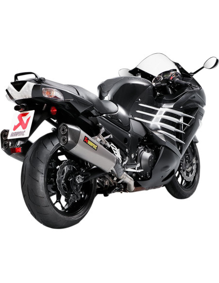 Silencieux AKRAPOVIC Titane Kawasaki ZZR 1400, ZX14R 2016