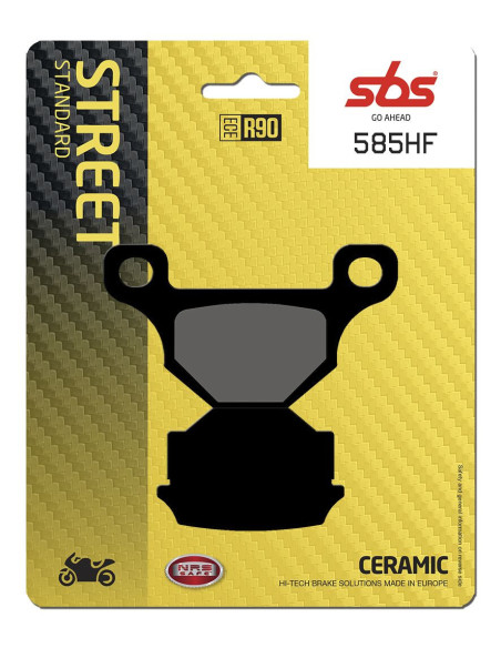 Plaquettes de frein SBS 585 HF Céramique