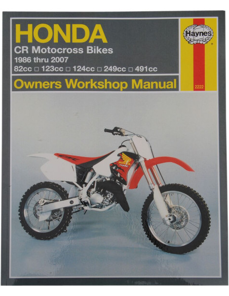 Manuel entretien et réparation HAYNES Honda 125/250/500 CR en Anglais