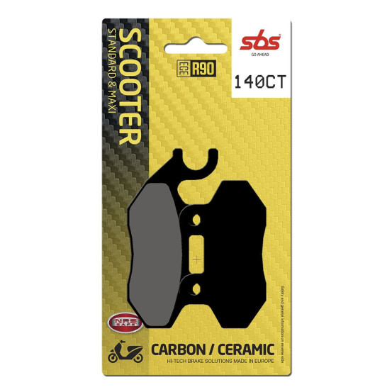 Plaquettes de frein SBS 140 CT Carbone Céramique