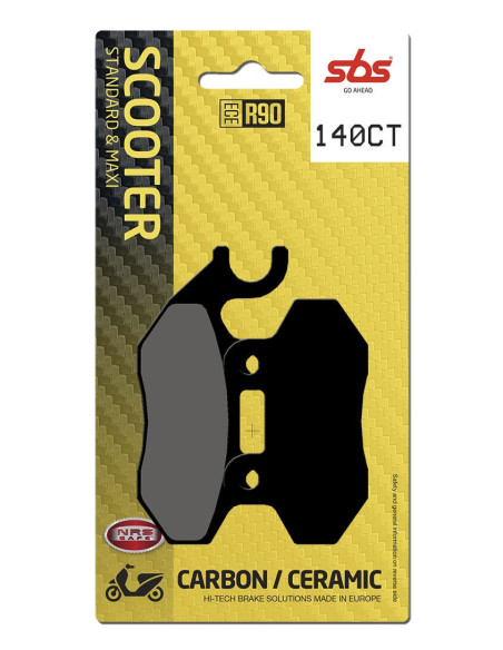 Plaquettes de frein SBS 140 CT Carbone Céramique