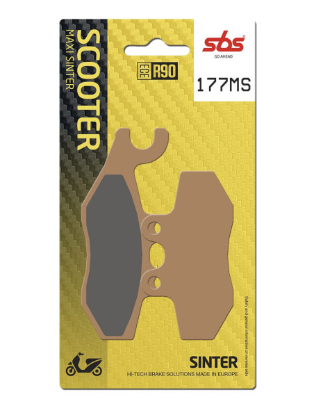 Plaquettes de frein SBS 177 MS Evo Sinter