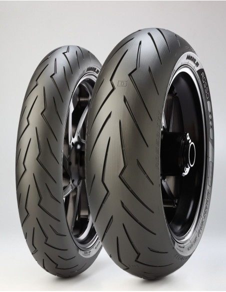Pneu Arrière Hypersport PIRELLI DIABLO ROSSO III (M) 180/55 ZR 17 M/C (73W) TL