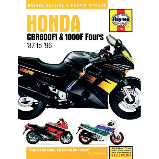 Manuel entretien et réparation HAYNES Honda 600/1000 CBR 1987-1996 en Anglais