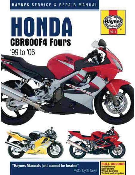 Manuel entretien et réparation HAYNES Honda 600 CBRF 1999-2006 en Anglais