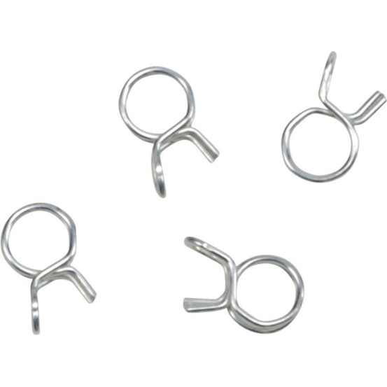 Kit 4 colliers de serrage durite FUEL STAR 7,1mm gris