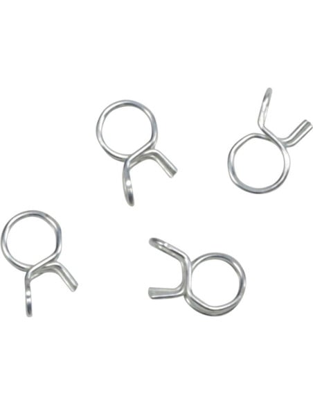 Kit 4 colliers de serrage durite FUEL STAR 7,1mm gris
