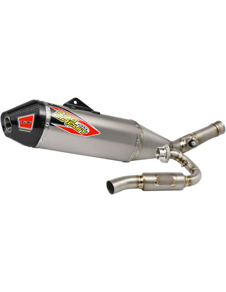 Ligne complète titane carbone Pro Circuit Ti-6 Kawasaki 450 KX-F 2009-2015