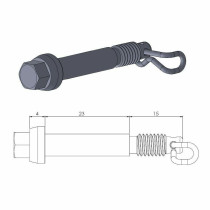 vis axe Moto Master de plaquette avant GASGAS 65 MC Husqvarna 65 TC KTM 65/85 SX