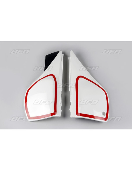 Plaques latérales - Blanc - UFO 600 TT 1984-1992