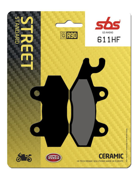 Plaquettes de frein SBS 611 HF Céramique
