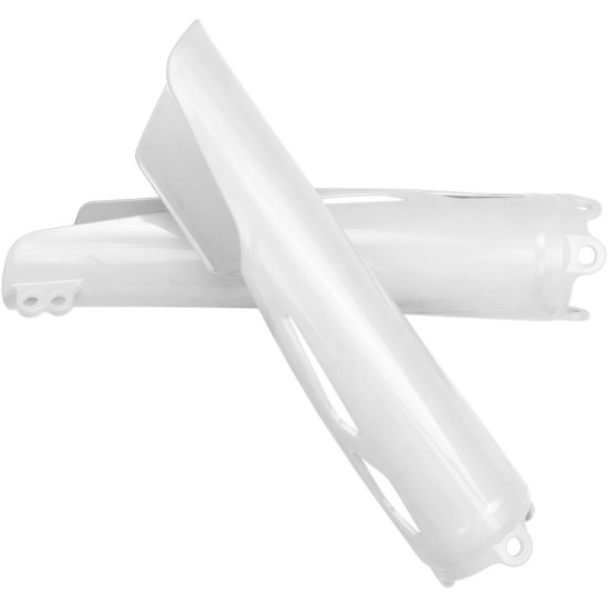 Protections de fourche - Blanc - UFO Honda 250 / 450 CRF-R / RX 2018-2026