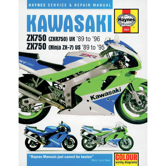 Manuel entretien et réparation HAYNES Kawasaki 750 ZX 1989-1996 en Anglais