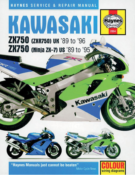 Manuel entretien et réparation HAYNES Kawasaki 750 ZX 1989-1996 en Anglais