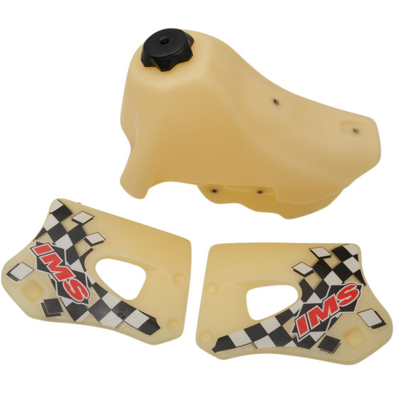 Réservoir IMS grande contenance Kawasaki 200,220 KDX 1995-2006 Translucide 12,9 litres