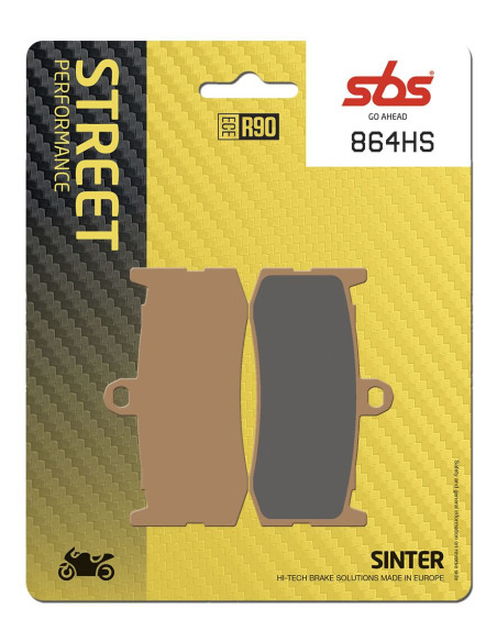 Plaquettes de frein SBS 864 HS Evo Sinter