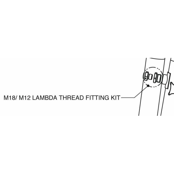 Kit de montage AKRAPOVIC sonde lambda P-HF284