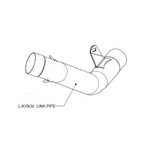 Tube de Raccord Inox AKRAPOVIC BMW S 1000 R 2014-2016 S 1000 RR 2010-2014 / HP4 2013-2014