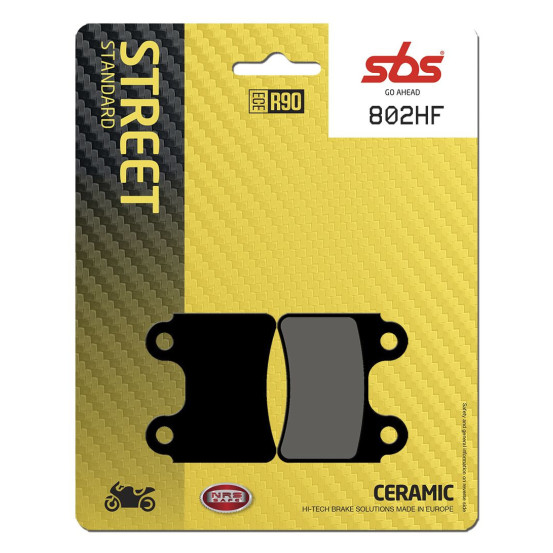Plaquettes de frein SBS 802 HF Céramique