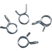 Kit 4 colliers de serrage durite FUEL STAR 10,1mm gris