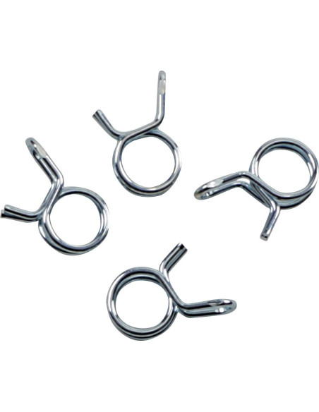 Kit 4 colliers de serrage durite FUEL STAR 10,1mm gris