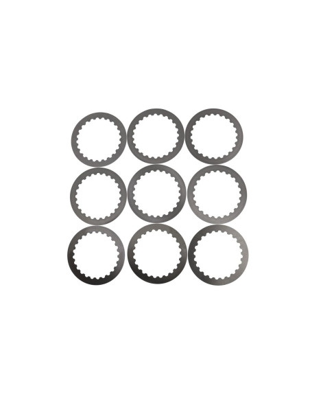 Kit 9 disques d'embrayage lisses acier HINSON Husqvarna TC/TE FC/FE KTM SX/SXF EXC/EXCF