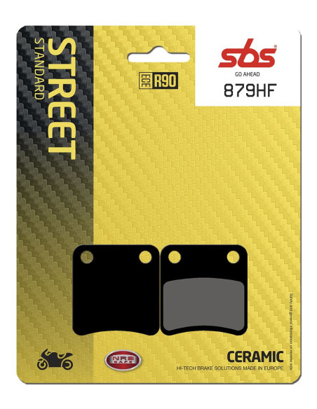 Plaquettes de frein SBS 879 HF Céramique