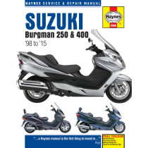 Manuel entretien et réparation HAYNES Suzuki 250/400 Burgman 1998-2015 en Anglais