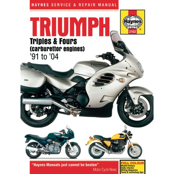 Manuel entretien et réparation HAYNES Triumph 750 Triple 1991-2004 en Anglais