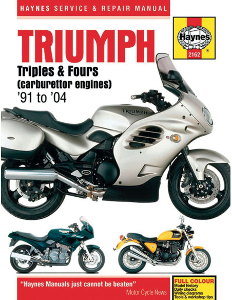 Manuel entretien et réparation HAYNES Triumph 750 Triple 1991-2004 en Anglais