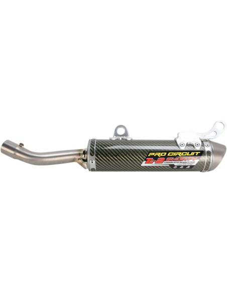 Silencieux Pro Circuit Ti-2 Shorty carbone kevlar Honda 250 CR 2004-2007