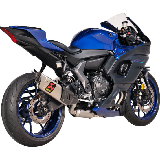 Ligne complète AKRAPOVIC Racing Line Titane YAMAHA YZF-R7 2022
