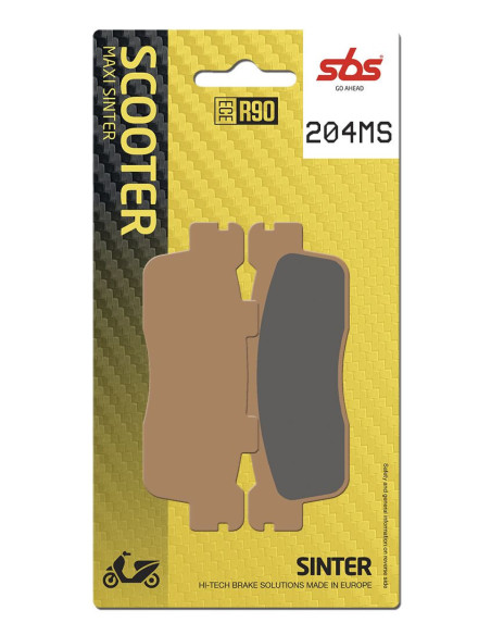 Plaquettes de frein SBS 204 MS Evo Sinter