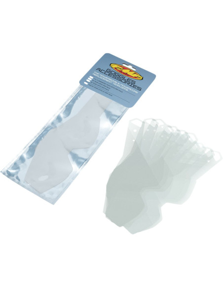 Pack de 20 Tear-offs standard pour masque cross FMF Powerbomb/Powercore