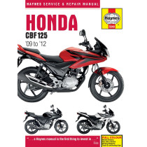 Manuel entretien et réparation HAYNES Honda 125 CBF 2009-2012 en Anglais