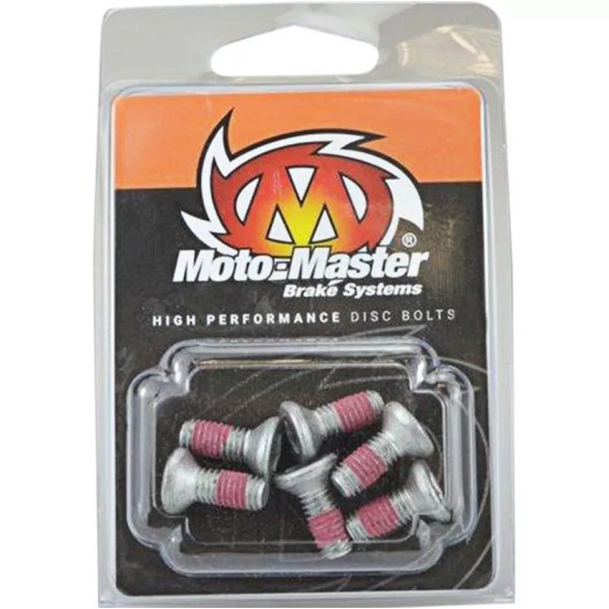 Kit 6 vis disque de frein avant/arrière Moto Master M6x12 Husqvarna Kawasaki Suzuki Yamaha