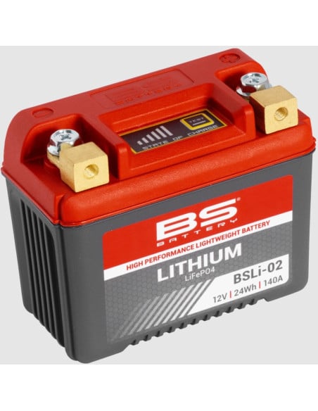 Batterie moto 12v Lithium 12v Ion BS BSLI-02 LFPXL7