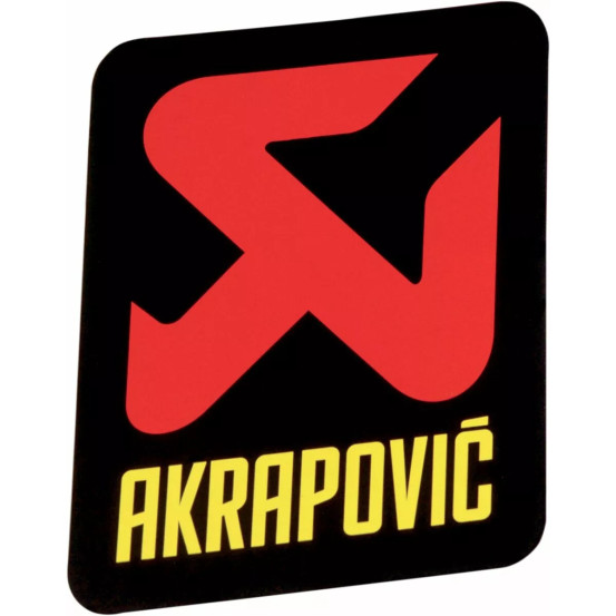 Autocollant de silencieux AKRAPOVIC Cross vertical