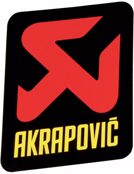 Autocollant de silencieux AKRAPOVIC Cross vertical