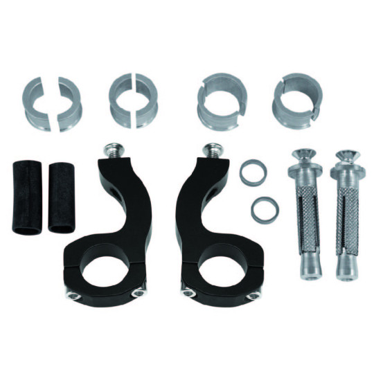Kit montage X-STRONG protèges mains moto - Noir - ACERBIS Rally Pro 3/Multiplico/Mutlic