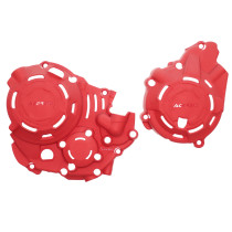 Kit protection carters X-POWER - Rouge - ACERBIS Honda 300 CRF-L 2021