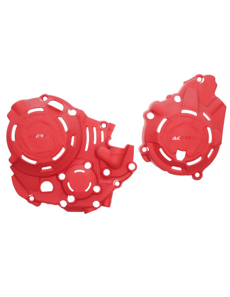 Kit protection carters X-POWER - Rouge - ACERBIS Honda 300 CRF-L 2021