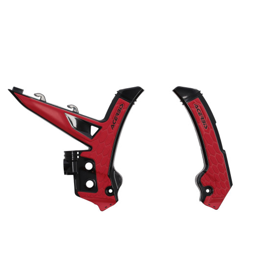 Protection de cadre XGRIP - Noir Rouge - ACERBIS Gas Gas MC MCF 2024