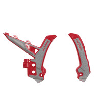 Protection de cadre XGRIP - Rouge Gris - ACERBIS Gas Gas MC MCF 2024