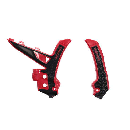Protection de cadre XGRIP - Rouge Noir - ACERBIS Gas Gas MC MCF 2024