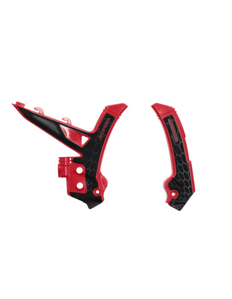 Protection de cadre XGRIP - Rouge Noir - ACERBIS Gas Gas MC MCF 2024