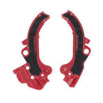 Protection de cadre XGRIP - Rouge Noir - ACERBIS Husqvarna 65 TC 2024 KTM 65 SX 2024