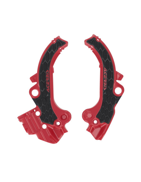Protection de cadre XGRIP - Rouge Noir - ACERBIS Husqvarna 65 TC 2024 KTM 65 SX 2024